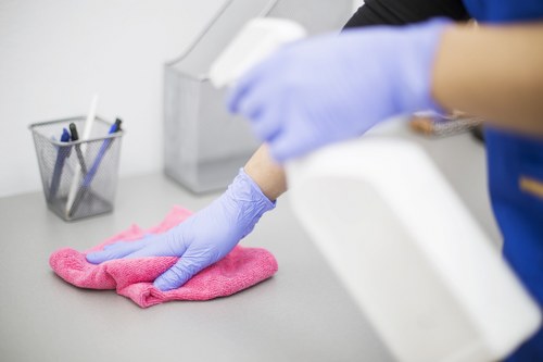 Airbnb cleaning service preparing a Balham apartment for guest arrival