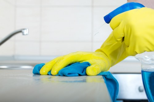 Deep carpet cleaning equipment being used in a Balham property