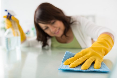 Deep cleaning in a Balham property after a busy period