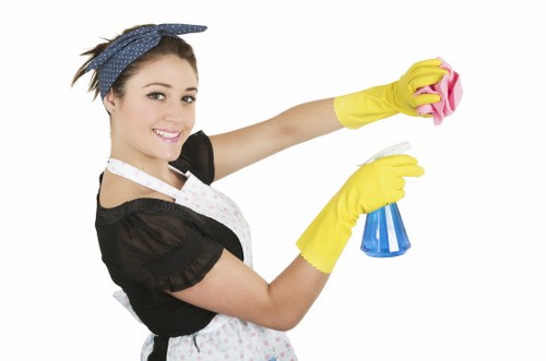 Bathroom move out cleaning in a Balham property