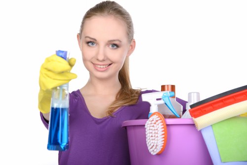 Local deep cleaning team working in Balham commercial premises